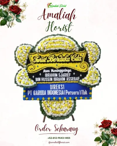 Papan Bunga Duka di Pabangbon
